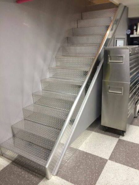Custom Aluminum Stairway